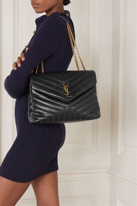 ysl bag loulou black